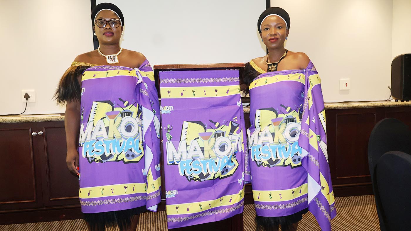 Some of the Makoti Festival Executive Committee, Thandeka Msibi and Nomathemba Xaba. 
